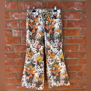 Wrangler Wanderer floral print flare jeans